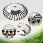 Disco de Alambre de Acero para Desbrozadora — Corte 360° | Compatible Universal