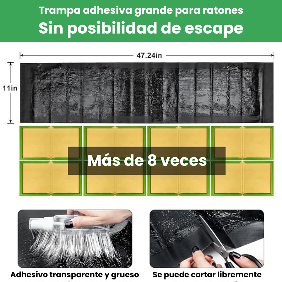 Trampas Adhesivas ProfesionaIes – Extra Grandes para Atrapar Mas Rápido