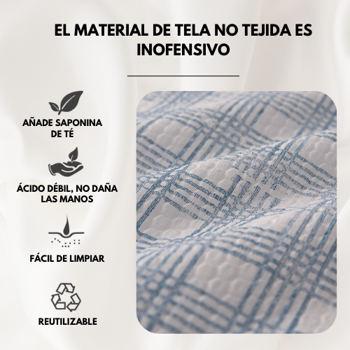 Paño De Cocina En Rollo, No Suelta Pelusa, No Absorbe Aceite, Paño Especial Para Cocina, Uso En Seco Y Húmedo, Paño Multiuso (L)