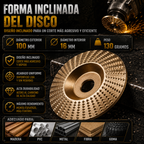 Set de 3 Discos de Desbaste — Lija, Modela y Esculpe en Segundos