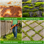 🇪🇸 Cabezal De Desbrozadora Con 6 Cuchillas De Acero Trenzado