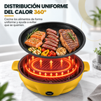 🎁 70% DE DESCUENTO | Sartén de piedra de doble potencia con tecnología de ahorro energético de nueva generación