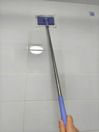 🇪🇸 Mopa con pinza para agarrar el paño en acero inoxidable alemán 304