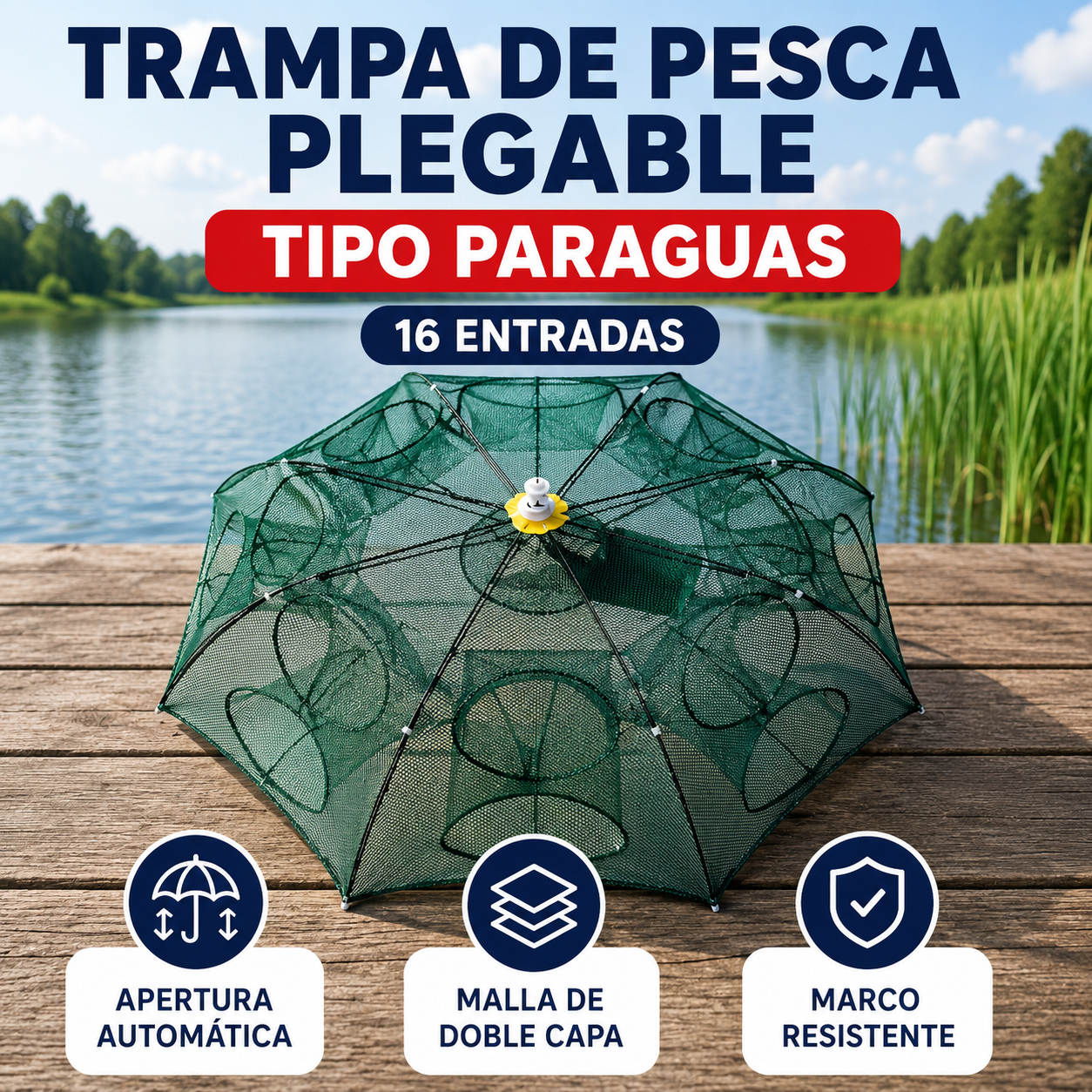 🐠Trampa De Pesca Automática