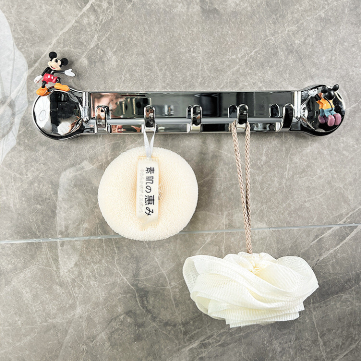 ✊ Soportes de acero inoxidable con 5 ganchos, cómodos y capaces de soportar hasta 20 kg