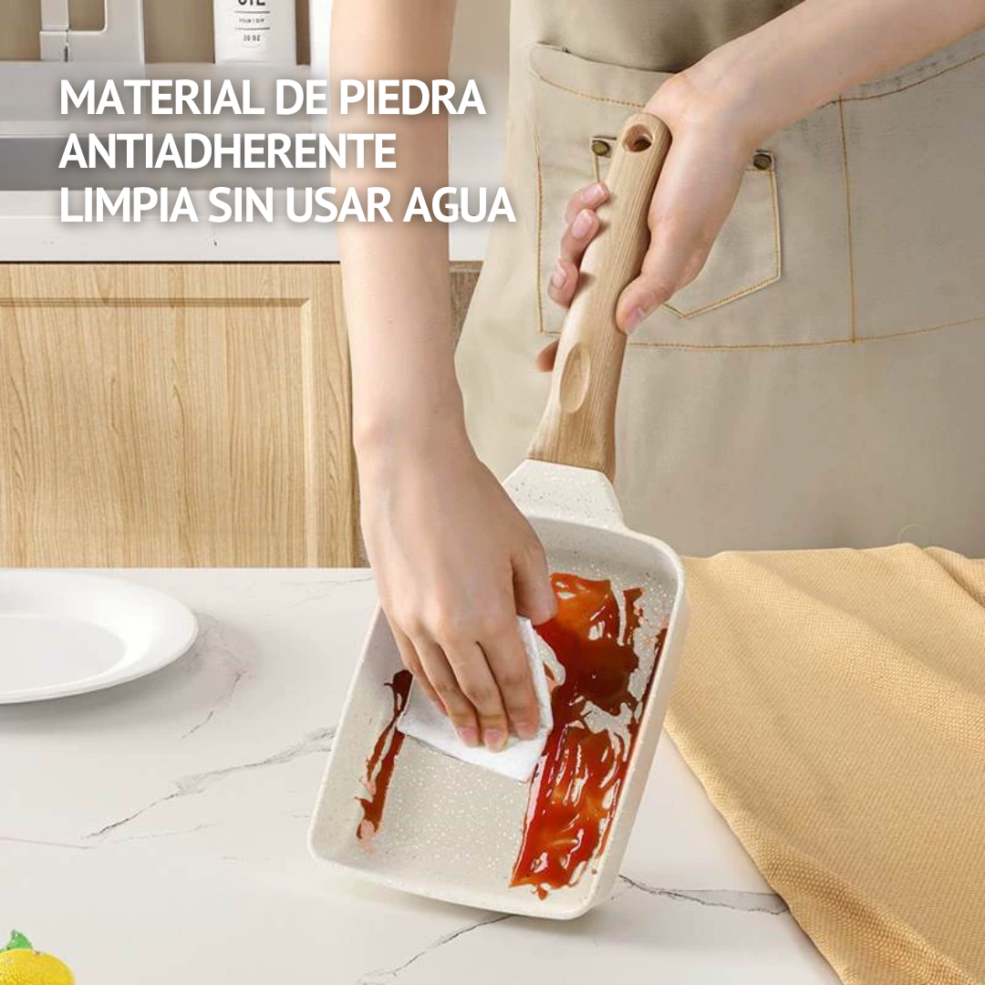 Sartén japonesa multiusos antiadherente (23,5*16*5 cm)