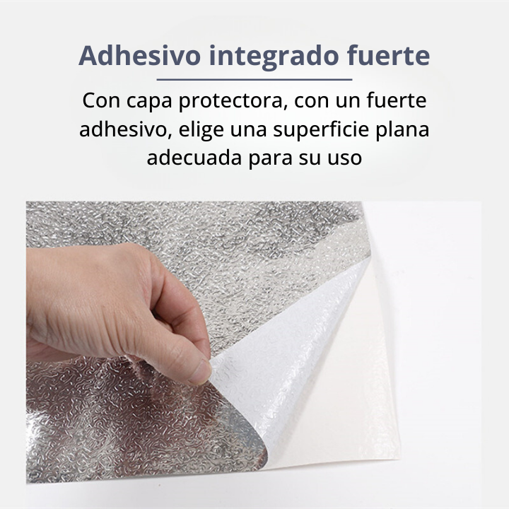 Rollo de 10m de papel de aluminio impermeable para cocina