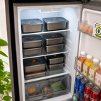 ⚜️ Recipientes Para Alimentos De Acero Inoxidable Alemán 316 Con Tapa Al Vacío
