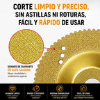 ⚡ DESCUENTO DEL 70% | Disco Diamantado 5 en 1 – Corta, Lija y Moldea en Pocos Segundos