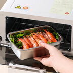 🇪🇸 (6 + 3 GRATIS) Recipientes para alimentos de acero inoxidable alemán 316 con tapa al vacío