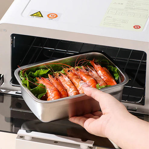 🇪🇸 (6 + 3 GRATIS) Recipientes para alimentos de acero inoxidable alemán 316 con tapa al vacío