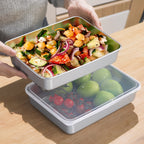 🎁 SÚPER OFERTA | Caja Para Alimentos De Acero Inoxidable Alemán 304 2000ML
