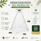 🌱 Cubierta Protectora para Plantas – Reutilizable y Fácil de Instalar