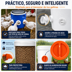 Kit Alimentador Para Aves De Corral