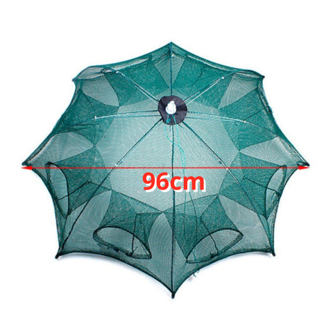 🇪🇸 Jaula Trampa De Pesca Tipo Paraguas De Gran Tamaño Con Múltiples Entradas