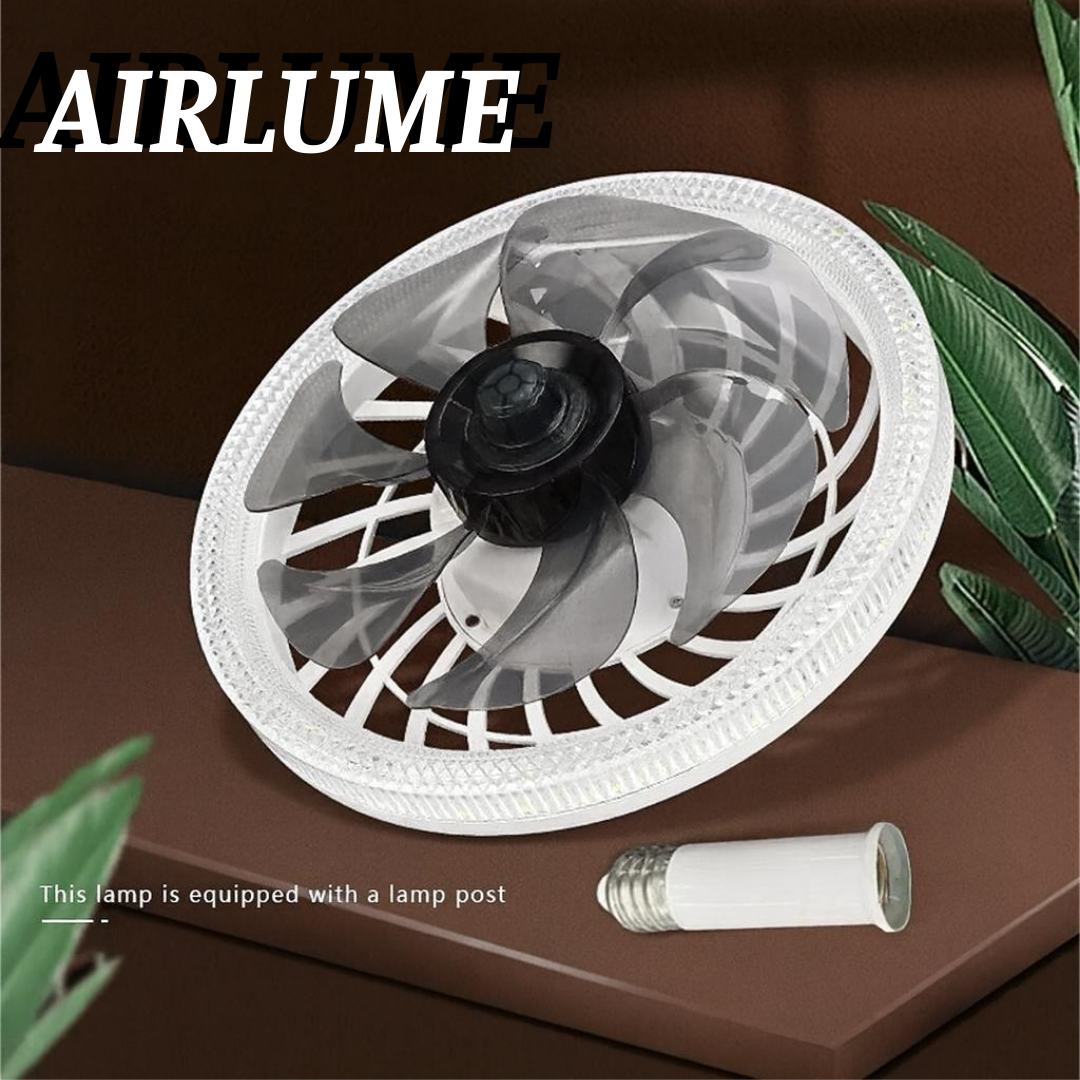 AIRLUME — Ventilador LED 2 en 1, listo en 30 segundos sin obras ni electricista
