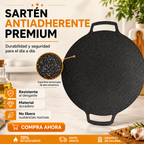 ⚡ Sartén de piedra Maifan antiadherente de 6 capas compatible con inducción IH