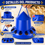 🐓 Comedero automático para gallinas, patos y ocas – gran capacidad, ahorro de alimento.