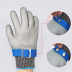 Guante de Malla Inoxidable de 2 Capas – Mantiene Tus Manos Siempre Seguras