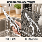 Tijeras de cocina de acero alemán premium