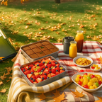 Bandeja de Acero Inoxidable 304 con Tapa Hermética (2.1 L – 25.5 × 19.4 × 5.7 cm)