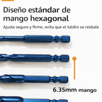 💥70% DE DESCUENTO | Juego De 4 Brocas De Titanio Multifuncionales (4 Medidas 6/8/10/12 MM)