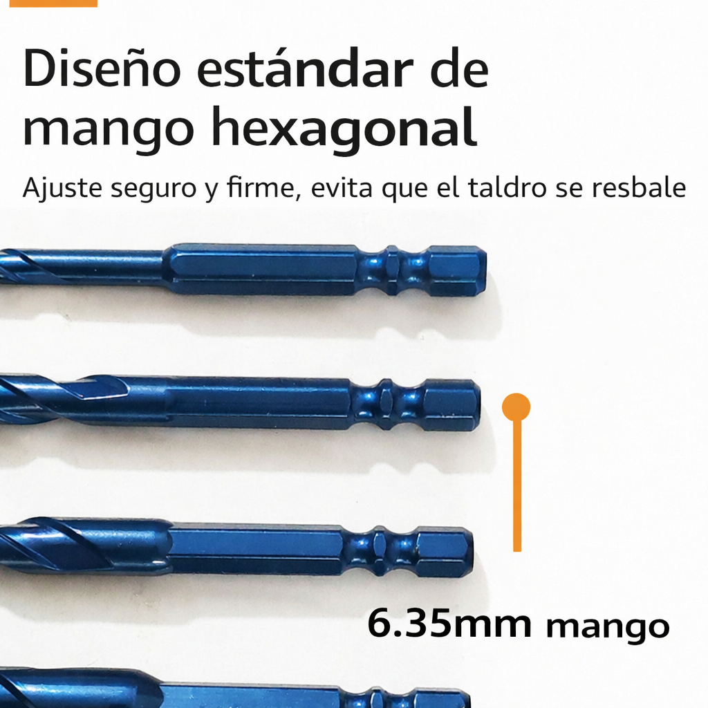 💥70% DE DESCUENTO | Juego De 4 Brocas De Titanio Multifuncionales (4 Medidas 6/8/10/12 MM)