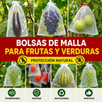 Sacos de Malla Transpirables para Proteger Frutas y Verduras | Reutilizables