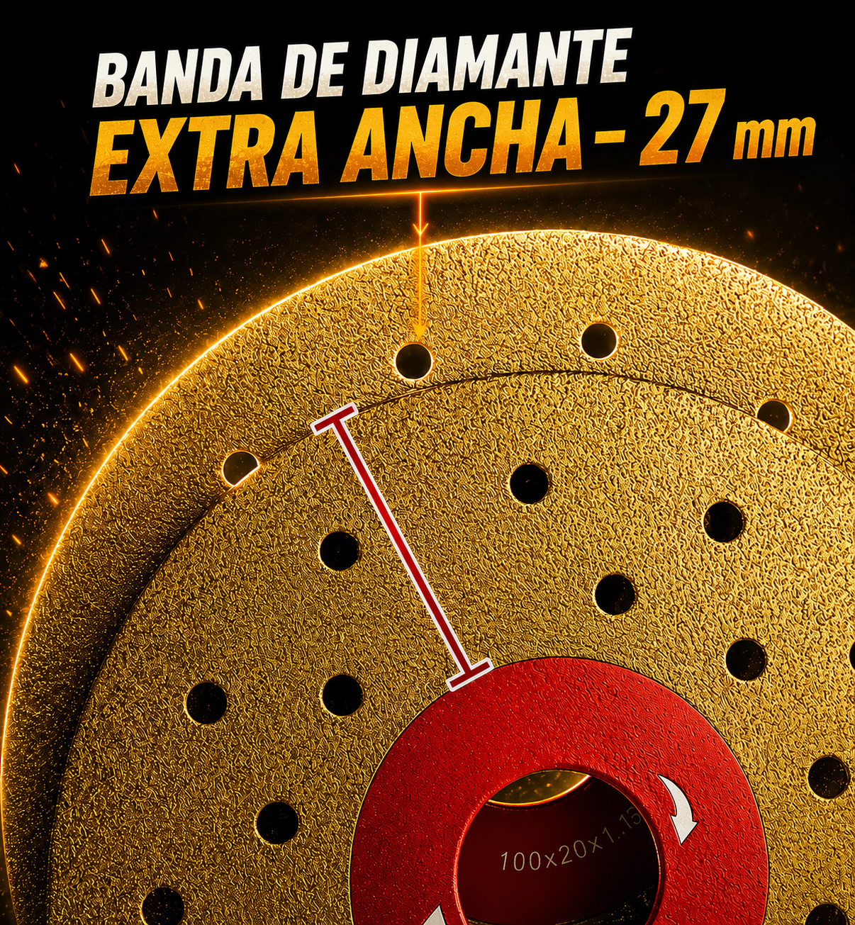 🔥 DISCO DE CORTE Y DESBASTE DE DIAMANTE 2 EN 1 MULTIFUNCIONAL PREMIUM