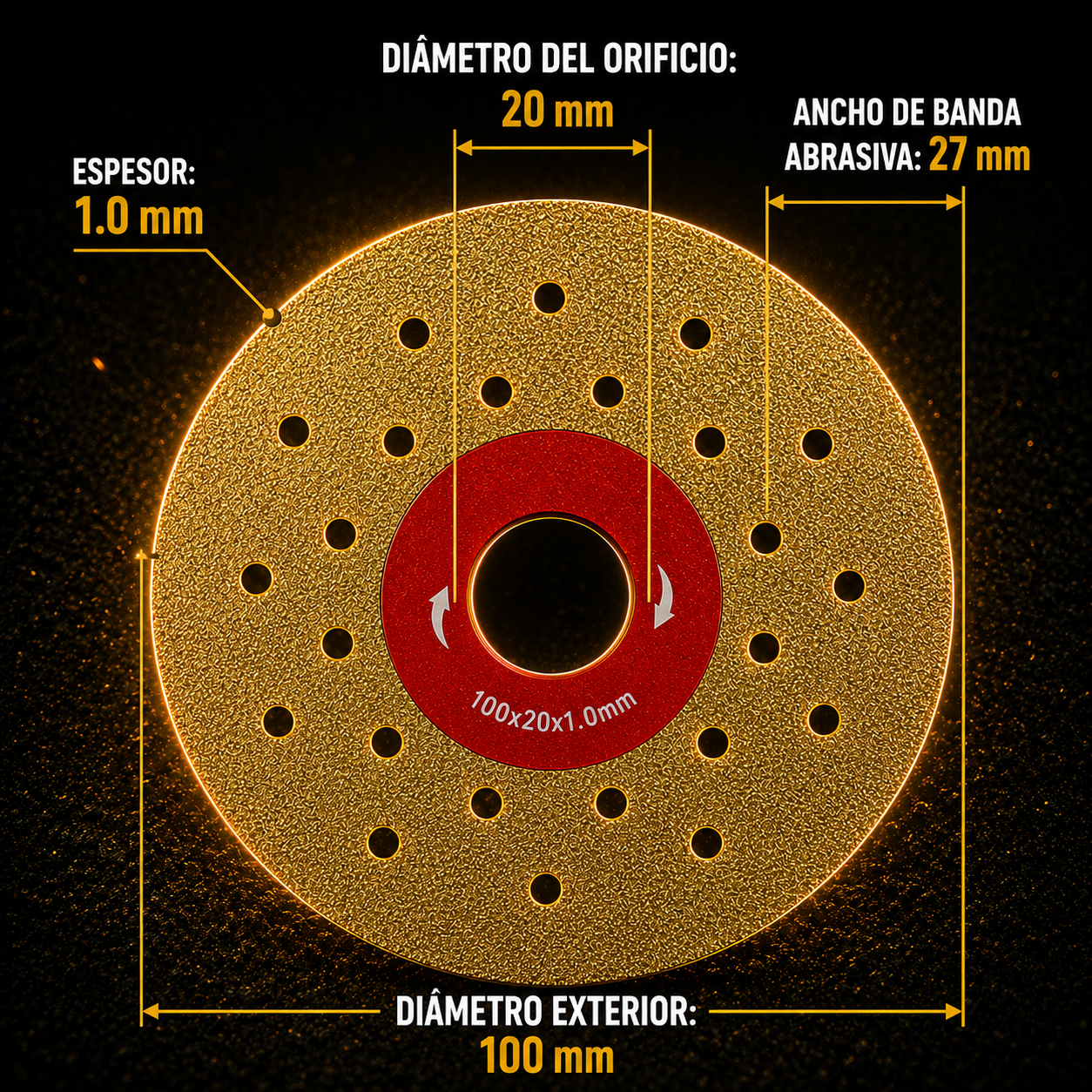 🔥 DISCO DE CORTE Y DESBASTE DE DIAMANTE 2 EN 1 MULTIFUNCIONAL PREMIUM