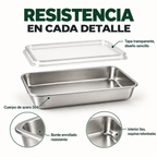 ❄️ Llévate 12, Paga 6 | Tupper Hermético Acero Inoxidable 304