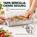 ❄️ Llévate 12, Paga 6 | Tupper Hermético Acero Inoxidable 304