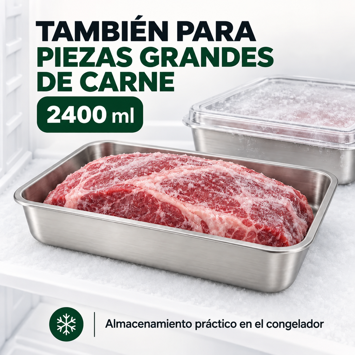❄️ Llévate 12, Paga 6 | Tupper Hermético Acero Inoxidable 304