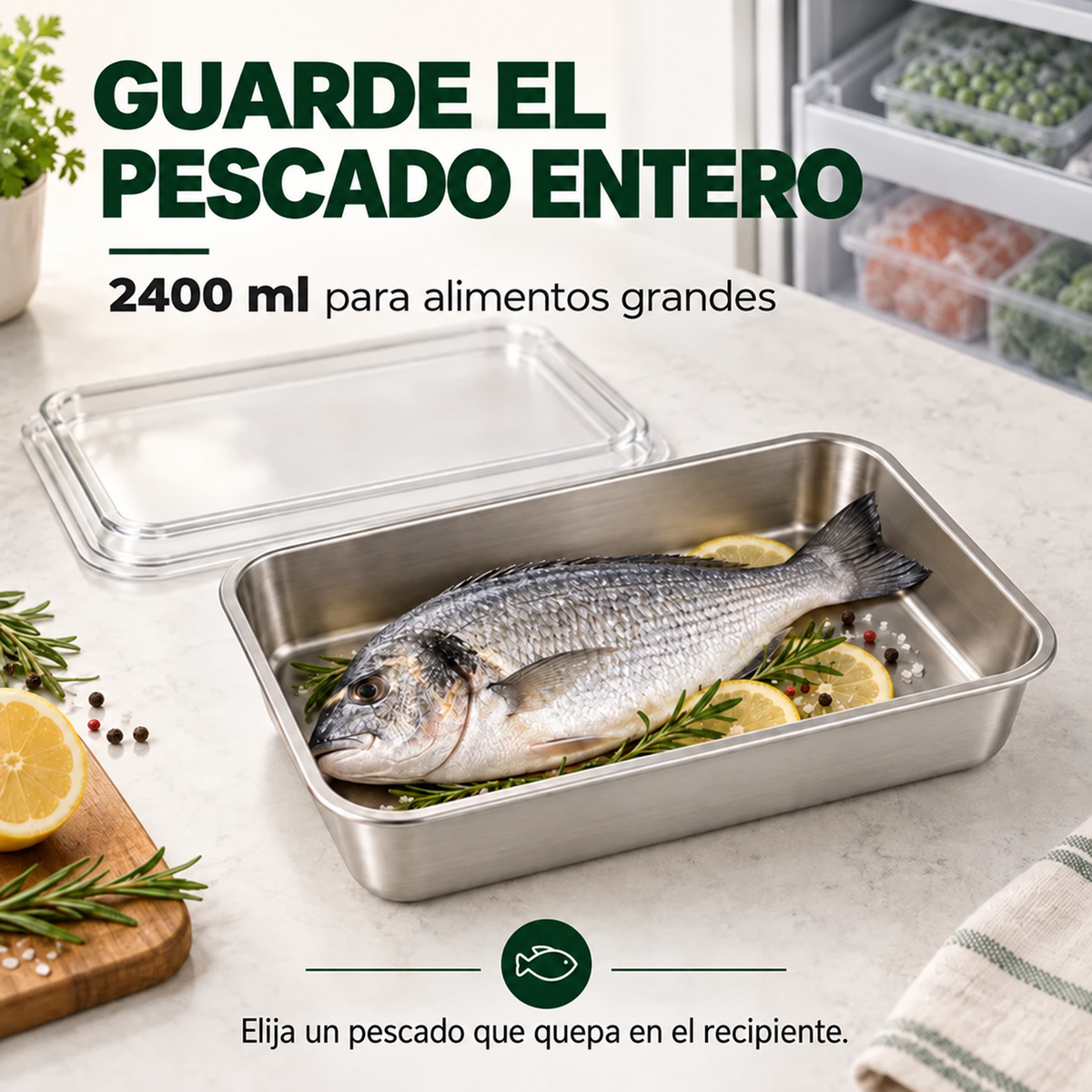❄️ Llévate 12, Paga 6 | Tupper Hermético Acero Inoxidable 304