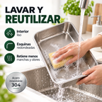 ❄️ Llévate 12, Paga 6 | Tupper Hermético Acero Inoxidable 304
