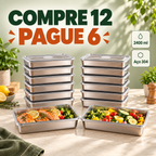 ❄️ Llévate 12, Paga 6 | Tupper Hermético Acero Inoxidable 304