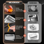 Recipiente hermético multifuncional en acero inoxidable 316 (22x15x6 cm)