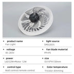 AIRLUME — Ventilador LED 2 en 1, listo en 30 segundos sin obras ni electricista