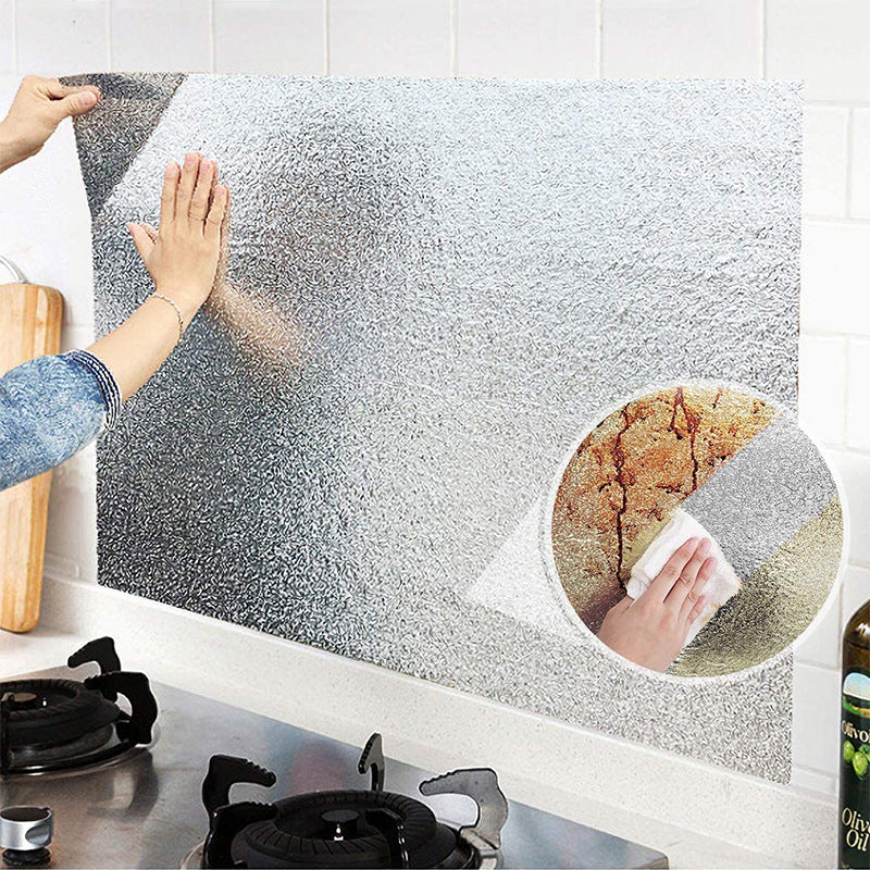 Rollo de 10m de papel de aluminio impermeable para cocina