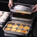 Recipiente hermético multifuncional en acero inoxidable 316 (22x15x6 cm)