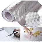 Rollo de 10m de papel de aluminio impermeable para cocina