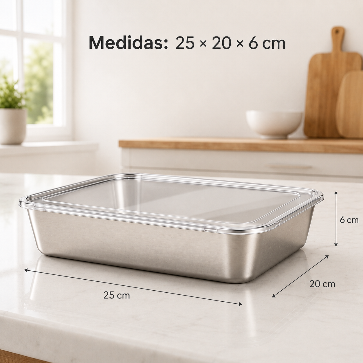 Set Tuppers Herméticos — Acero Inoxidable Alemán