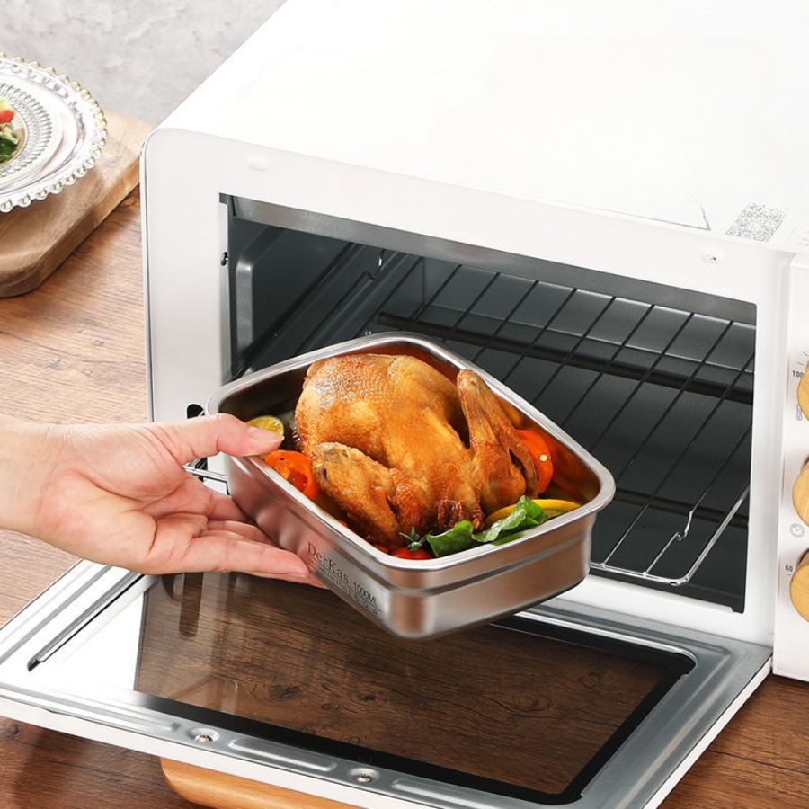 🇪🇸 (6 + 3 GRATIS) Recipientes para alimentos de acero inoxidable alemán 316 con tapa al vacío