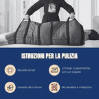 ✔️ Tabla de transferencia de pacientes con 6 asas reforzadas, almohadilla médica multiusos para camas, ancianos