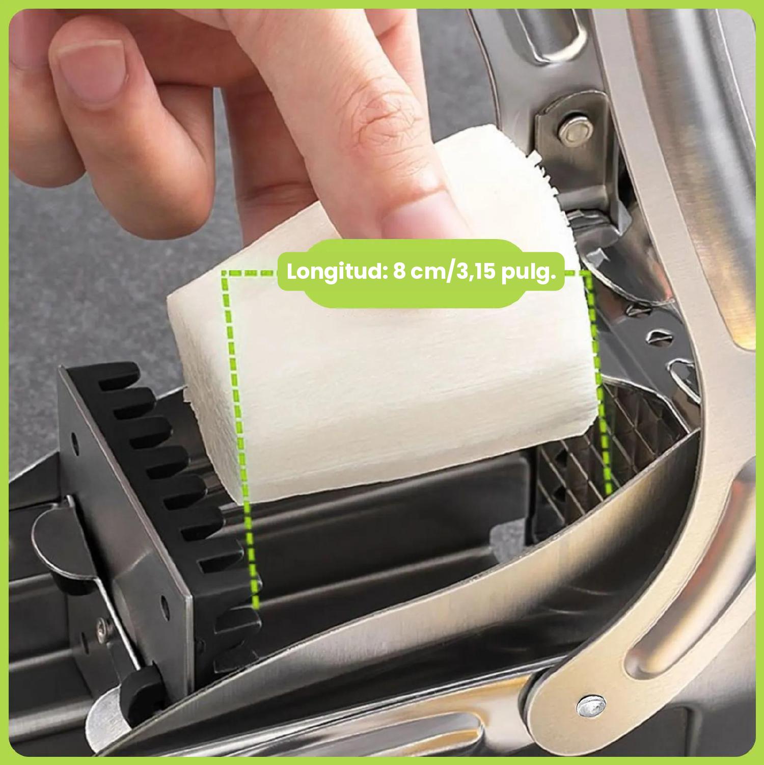 Cortador De Patatas Y Verduras De Acero Inoxidable