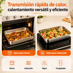 Llévate 12, paga 6 | Tuppers de acero inoxidable 304, 2000 ml