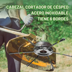 [🔥70% DE DESCUENTO - SOLO HOY] El cabezal del cortacésped tiene 6 bordes de acero inoxidable