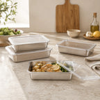 Tuppers Meal Prep de 2000ML — Acero Inoxidable Alemán