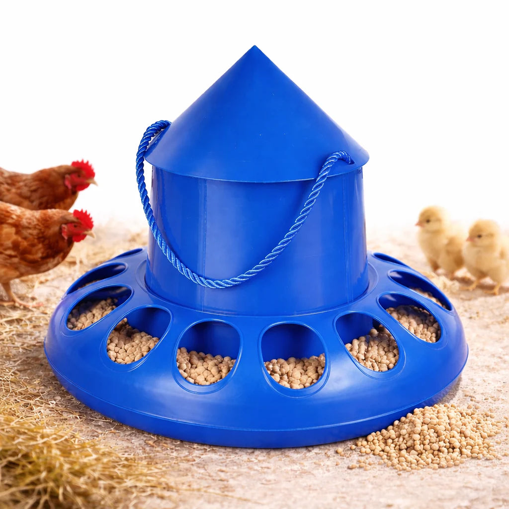 🐓 Comedero automático para gallinas, patos y ocas – gran capacidad, ahorro de alimento.