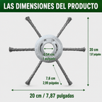 Cabezal Universal para Desbrozadora — 6 Cuchillas de Acero Inoxidable